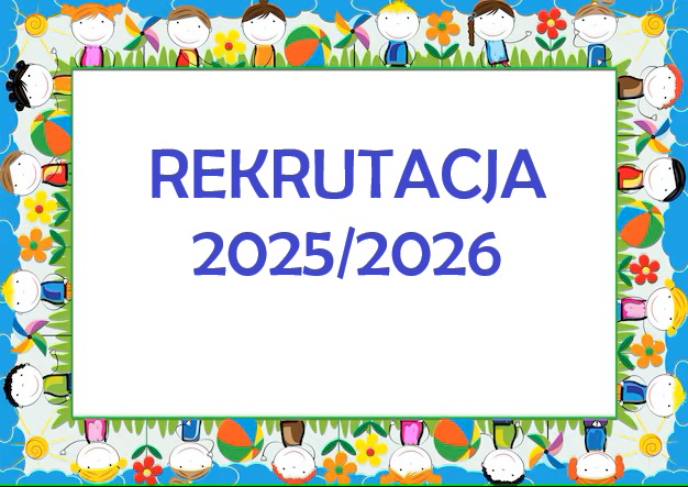 Gif z napisem Rekrutacja 2025/2026