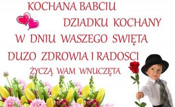 Życzenia z okazji Dnia Babci i Dziadka !!!