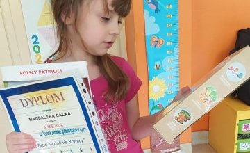II miejsce w konkursie plastycznym "Życie w dolinie Brynicy"