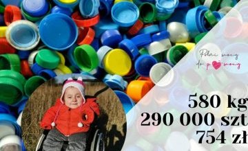 Zbierajmy nakrętki - Pomóżmy Nadii w zakupie nowego wózka !!!