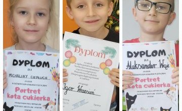 Podziękowania za udział w konkursach plastycznych