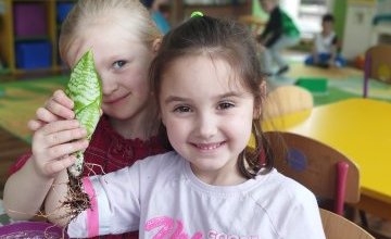 5-latki zakładają kącik przyrodniczy