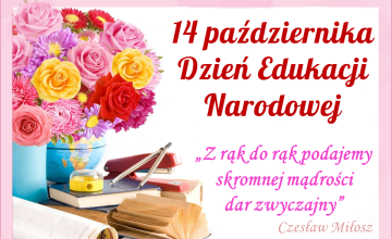 Życzenia z okazji Dnia Edukacji Narodowej
