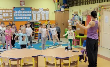 Zumba w naszym przedszkolu w ramach realizacji programu „Sport dla Wszystkich” 