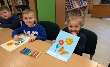 "Dzień Pozytywnego Myślenia" - zajęcia biblioteczne gr. 0B