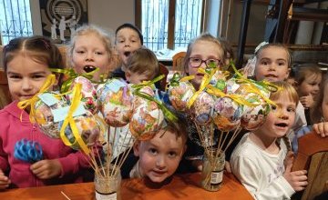 Warsztaty wielkanocne w Pałacu Schoena w Sosnowcu - gr. 4 i 5-latków