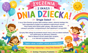 Życzenia z okazji Dnia Dziecka