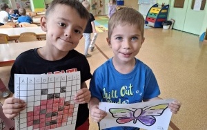 "Wiosenna łąka" - kodowanie w grupie 4-latków (1)
