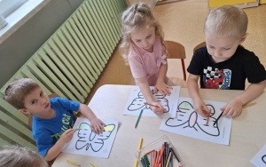 "Wiosenna łąka" - kodowanie w grupie 4-latków (2)
