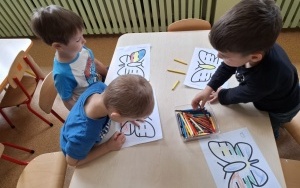 "Wiosenna łąka" - kodowanie w grupie 4-latków (3)