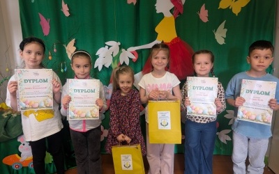 III miejsce i wyróżnienie w IV Gminnym Konkursie Plastycznym Na Najciekawszą Pracę Wielkanocną