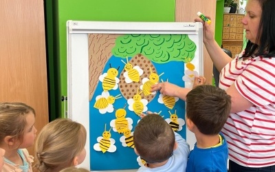 Zajęcia biblioteczne - gr. 4, 5-latków