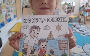 „Uczymy się bezpieczeństwa - zajęcia w ramach akcji „Bezpieczne wakacje” i „Bezpieczna woda" (5)