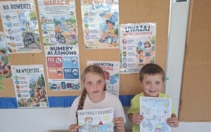 „Uczymy się bezpieczeństwa - zajęcia w ramach akcji „Bezpieczne wakacje” i „Bezpieczna woda" (6)