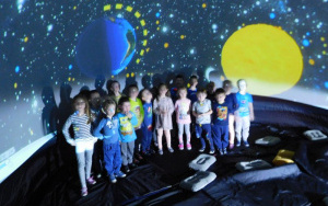 Mobilne Planetarium Quasar - seans edukacyjny
