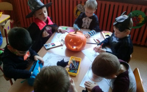 Zajęcia w 4-latkach - Halloween 2015
