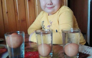 Doświadczenie z jajkiem - Weronika
