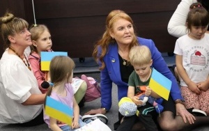 Spotkanie księżnej Yorku Sarah Ferguson z ukraińskimi dziećmi (1)